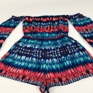 Band of Gypsies Off-The-Shoulder Romper